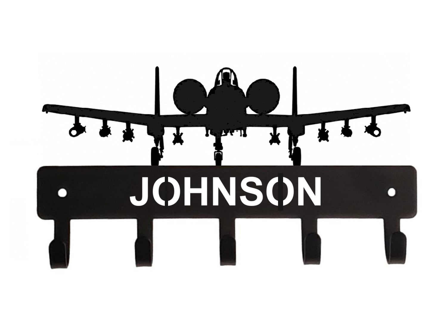 A-10 Thunderbolt II Warthog Airplane Key Holder for Pilots and Crew