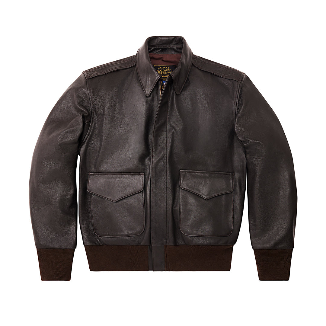 U.S.A.F. 21st. Century A-2 Jacket Z21V41 in Brown