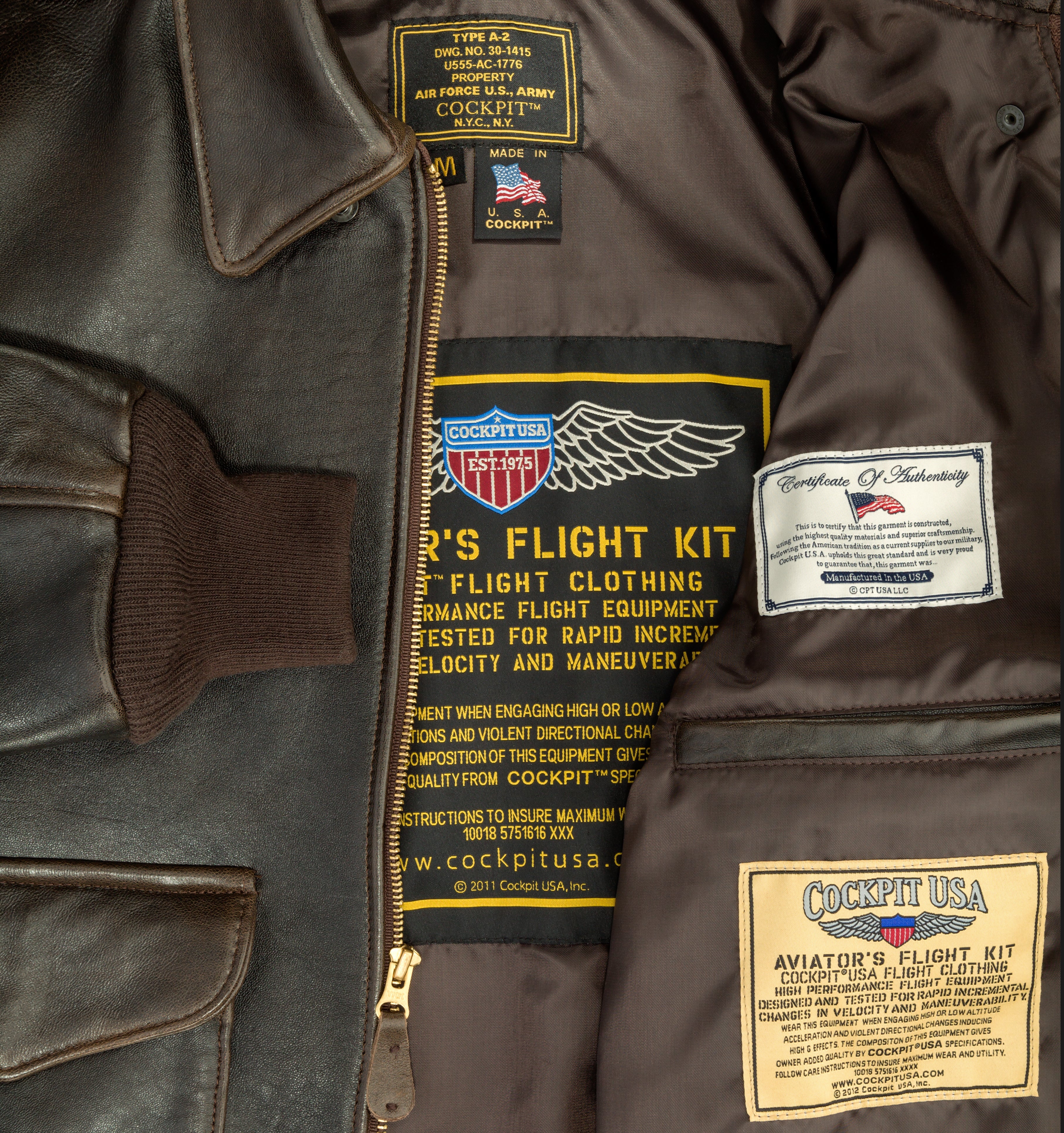 100 Mission™ A-2 Pilot’s Jacket Z2011A