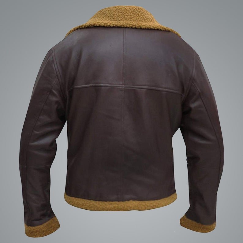 Men’s B3 Flying Aviator Pilot Shearling Jacket