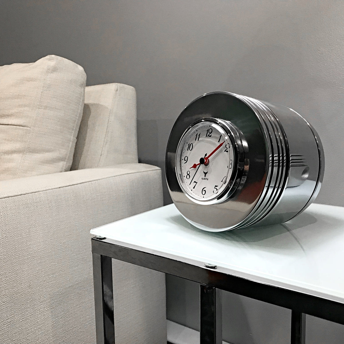 Pratt & Whitney R-2800 F4U Corsair Fighter Airplane Radial Engine Chrome Piston Clock