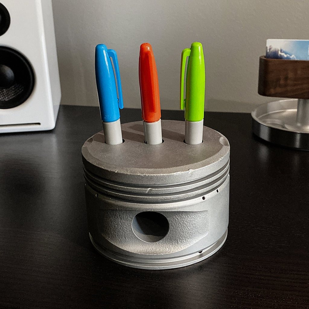 1950's Continental 0-300 Cessna 172 Skyhawk Engine Piston Pencil Pen Marker Holder