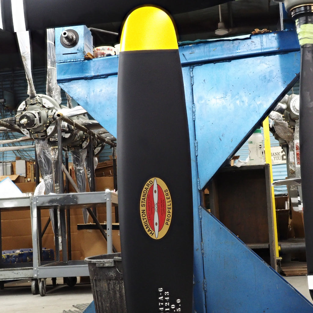 P-51 Mustang Hamilton Standard Mini Warbird WWII Authentic Airplane Propeller Blade Sculpture