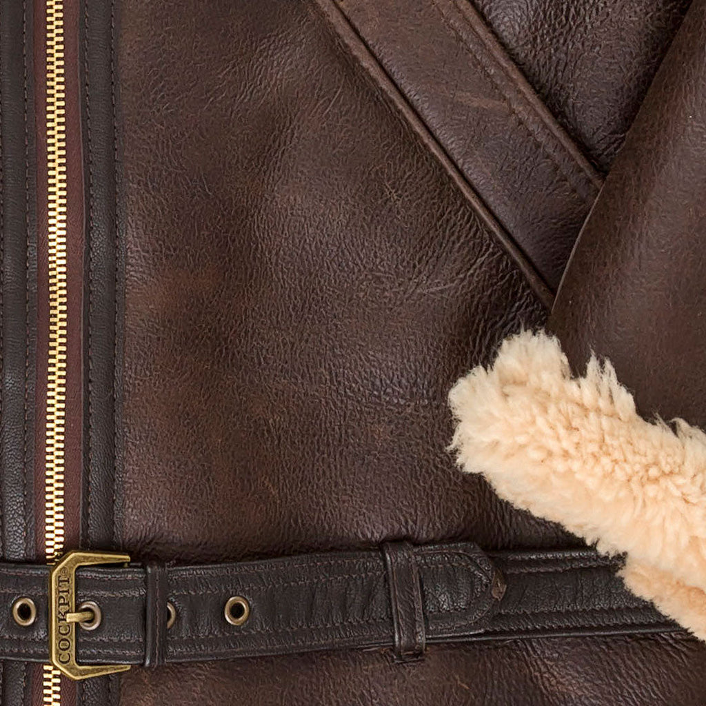R.A.F Sheepskin Bomber Jacket Z2109