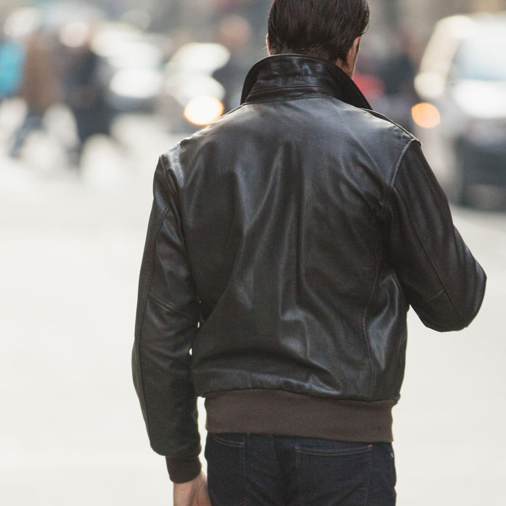 U.S.A.F. 21st. Century A-2 Jacket Z21V41 in Brown