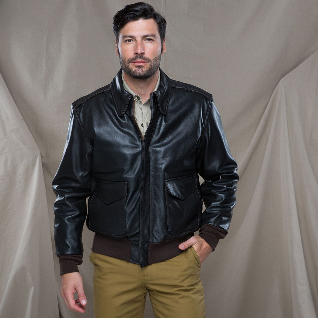 U.S.A.F. 21st. Century A-2 Jacket Z21V41 in Brown